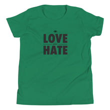 Load image into Gallery viewer, Love over Hate Youth Short Sleeve T-Shirt