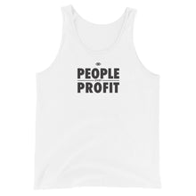 Load image into Gallery viewer, People over Profit Unisex Tank Top