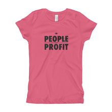Load image into Gallery viewer, People over Profit Girl's T-Shirt