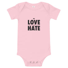 Load image into Gallery viewer, Love over Hate Baby Onesie
