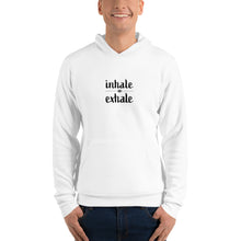Load image into Gallery viewer, Inhale Exhale Unisex hoodie
