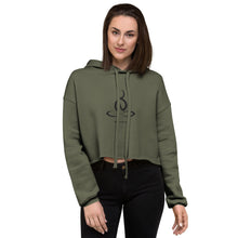 Load image into Gallery viewer, Lotus Posture Crop Hoodie