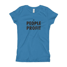 Load image into Gallery viewer, People over Profit Girl's T-Shirt
