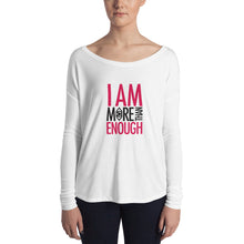 Load image into Gallery viewer, I am Enough Ladies' Long Sleeve Tee