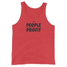 Load image into Gallery viewer, People over Profit Unisex Tank Top