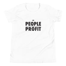 Load image into Gallery viewer, People over Profit Youth Short Sleeve T-Shirt