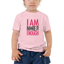 Load image into Gallery viewer, I am Enough Toddler Short Sleeve Tee