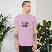 Load image into Gallery viewer, Love over Hate Short-Sleeve Unisex T-Shirt