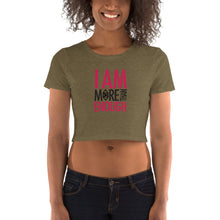 Load image into Gallery viewer, I am Enough Women’s Crop Tee