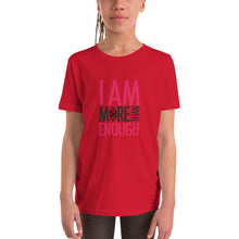 Load image into Gallery viewer, I am Enough Youth Short Sleeve T-Shirt