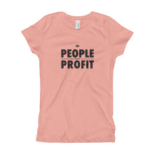 Load image into Gallery viewer, People over Profit Girl's T-Shirt