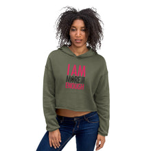 Load image into Gallery viewer, I am Enough Crop Hoodie
