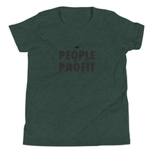 Load image into Gallery viewer, People over Profit Youth Short Sleeve T-Shirt
