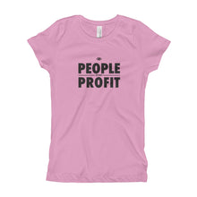 Load image into Gallery viewer, People over Profit Girl's T-Shirt