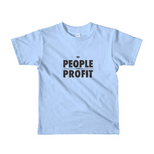 Load image into Gallery viewer, People over Profit Short sleeve kids t-shirt