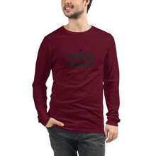 Load image into Gallery viewer, People over Profit Unisex Long Sleeve Tee