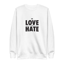 Load image into Gallery viewer, Love over Hate Unisex Fleece Pullover