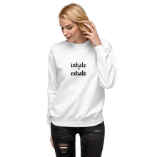 Load image into Gallery viewer, Inhale Exhale Womens Fleece Pullover