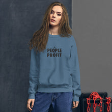 Load image into Gallery viewer, People over Profit Unisex Sweatshirt