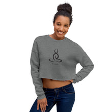 Load image into Gallery viewer, Lotus Posture Crop Sweatshirt