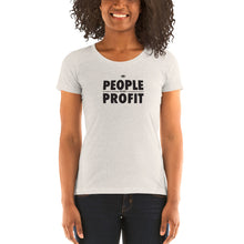 Load image into Gallery viewer, People over Profit Ladies' short sleeve t-shirt
