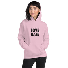 Load image into Gallery viewer, Love over Hate Unisex Hoodie
