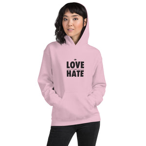 Love over Hate Unisex Hoodie