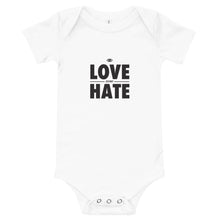 Load image into Gallery viewer, Love over Hate Baby Onesie
