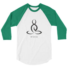 Load image into Gallery viewer, Lotus Posture 3/4 sleeve raglan shirt
