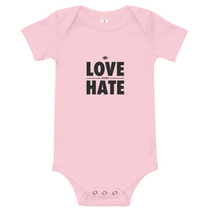 Love over Hate Baby Onesie