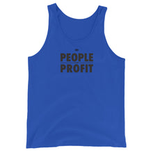 Load image into Gallery viewer, People over Profit Unisex Tank Top
