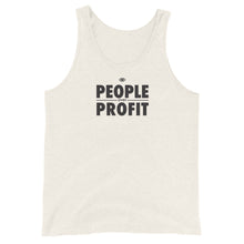 Load image into Gallery viewer, People over Profit Unisex Tank Top
