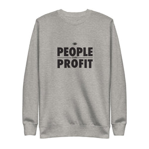 People over Profit Unisex Fleece Pullover