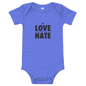 Love over Hate Baby Onesie