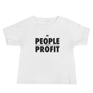 People over Profit Baby Short Sleeve Tee