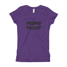 Load image into Gallery viewer, People over Profit Girl&#39;s T-Shirt
