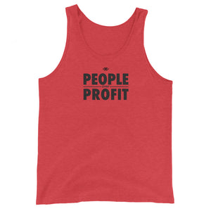 People over Profit Unisex Tank Top