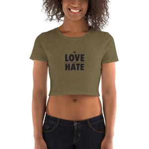 Love over Hate Women’s Crop Tee