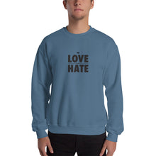 Load image into Gallery viewer, Love over Hate Unisex Sweatshirt
