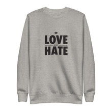 Load image into Gallery viewer, Love over Hate Unisex Fleece Pullover
