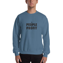 Load image into Gallery viewer, People over Profit Unisex Sweatshirt
