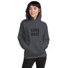 Load image into Gallery viewer, Love over Hate Unisex Hoodie
