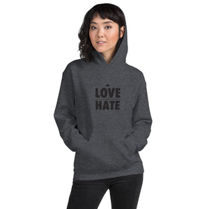 Love over Hate Unisex Hoodie