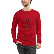 Load image into Gallery viewer, Lotus Posture Unisex Long Sleeve Tee
