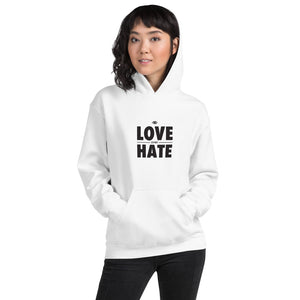 Love over Hate Unisex Hoodie