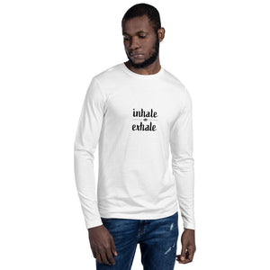 Inhale Exhale Long Sleeve Fitted Crew