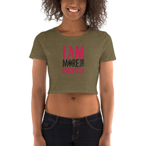 I am Enough Women’s Crop Tee