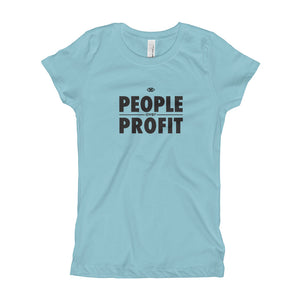 People over Profit Girl's T-Shirt