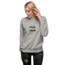 Load image into Gallery viewer, Inhale Exhale Womens Fleece Pullover
