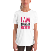 Load image into Gallery viewer, I am Enough Youth Short Sleeve T-Shirt
